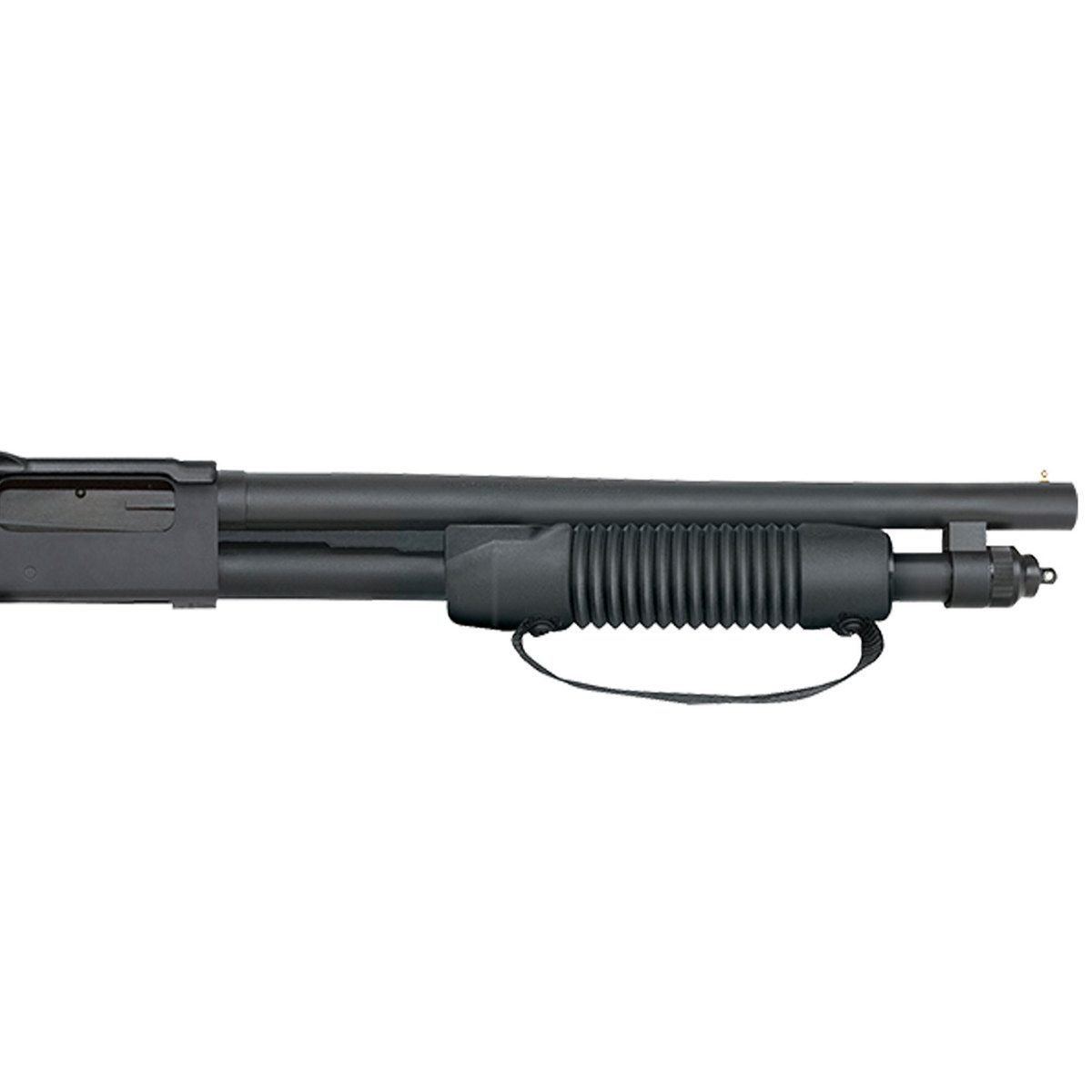 Mossberg 590 Shockwave Laser Saddle Black 20ga 3in Pump Action Firearm - 14.375in - Black Mossberg 590 Shockwave Laser Saddle Black 20ga 3in Pump Action Firearm - 14.375in - Black