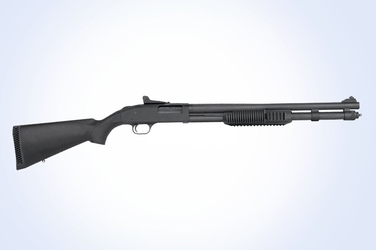 Mossberg 590 Tactical Black 12 Gauge 3in Pump Shotgun - 20in