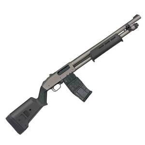 Mossberg 590M MagFed Professional Series 12 Gauge 234in Tungsten Cerakote Pump Shotgun  185in