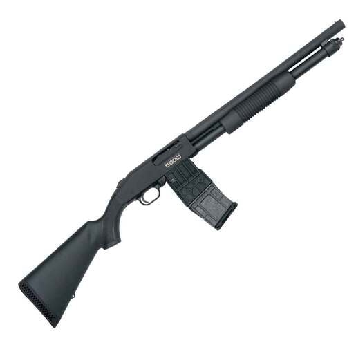 Mossberg 590M Mag-Fed Matte Blued 12 Gauge 2-3/4in Pump Action Shotgun - 18.5in - Black image
