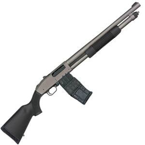 Mossberg 590M Professional MagFed 12 Gauge 275in Tungsten Cerakote Pump Shotgun  185in