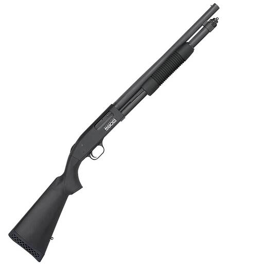 Mossberg 590S Black Anodized 12 Gauge 3in Pump Shotgun - 18.5in - Black image