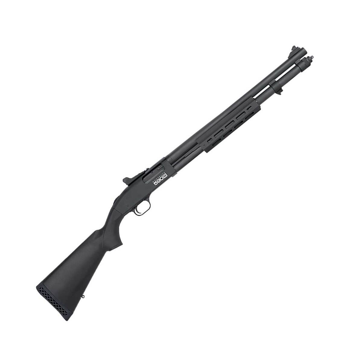Mossberg 590S Matte Black 12 Gauge 3in Pump Action Shotgun - 20in - Black Mossberg 590S Matte Black 12 Gauge 3in Pump Action Shotgun - 20in - Black