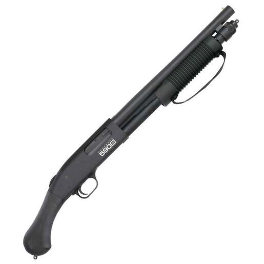Mossberg 590S Shockwave Black Anodized 12 Gauge 3in Pump Shotgun - 14.38in - Black image