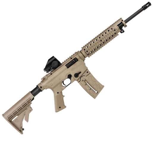 Mossberg 715T 22 Long Rifle 16.25in Flat Dark Earth Semi Automatic Modern Sporting Rifle - 25+1 Rounds - Tan image