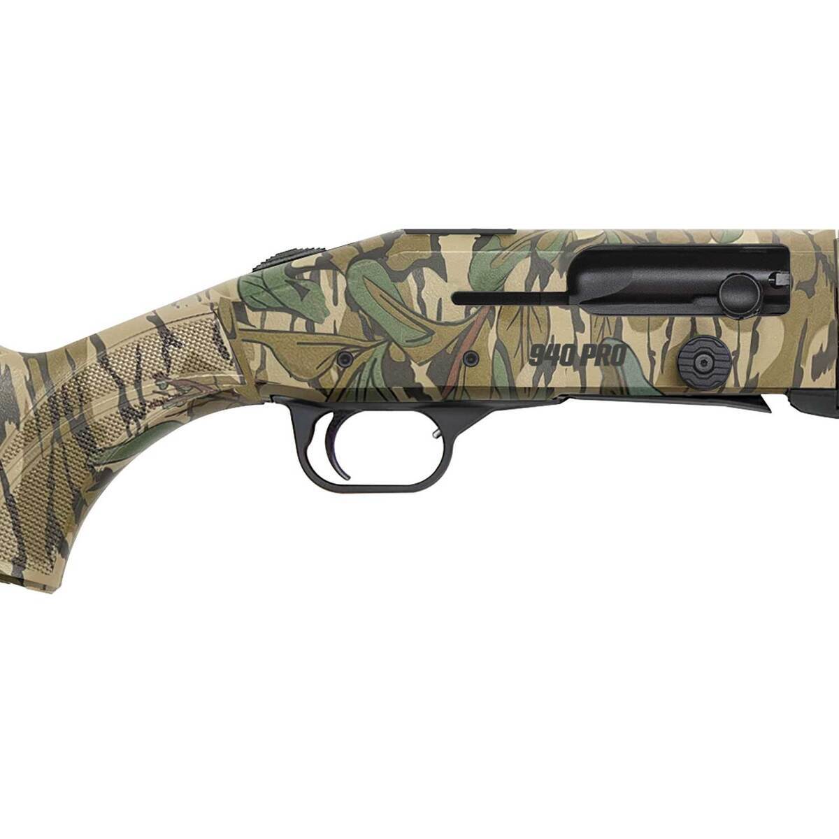 Mossberg 940 Pro Turkey Mossy Oak Greenleaf 12 Gauge 3in Semi Automatic Shotgun - 18.5in - Camo Mossberg 940 Pro Turkey Mossy Oak Greenleaf 12 Gauge 3in Semi Automatic Shotgun - 18.5in - Camo