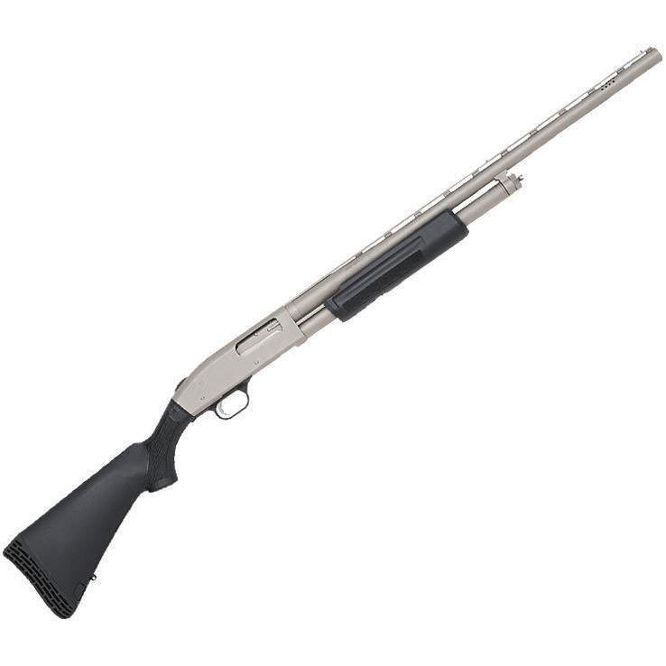 Mossberg FLEX 500 All-Purpose Marinecote 12 Gauge 3in Pump Action Shotgun - 26in - Silver Mossberg FLEX 500 All-Purpose Marinecote 12 Gauge 3in Pump Action Shotgun - 26in - Silver