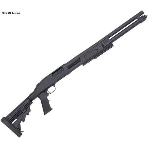 Mossberg Flex 590 Tactical Black 12 Gauge 3in Pump Shotgun - Black image