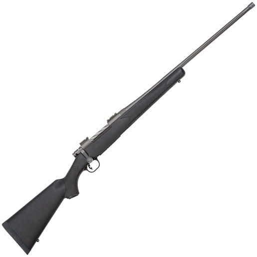 Mossberg Patriot Synthetic Stainless Steel Cerakote Bolt Action Rifle - 338 Winchester Magnum - 24in - Black image