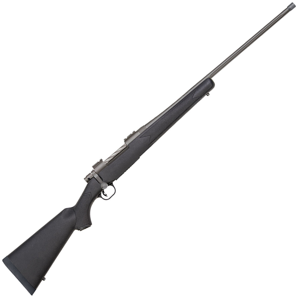 Mossberg Patriot Synthetic Stainless Steel Cerakote Bolt Action Rifle - 7mm Remington Magnum - 24in - Black Mossberg Patriot Synthetic Stainless Steel Cerakote Bolt Action Rifle - 7mm Remington Magnum - 24in - Black