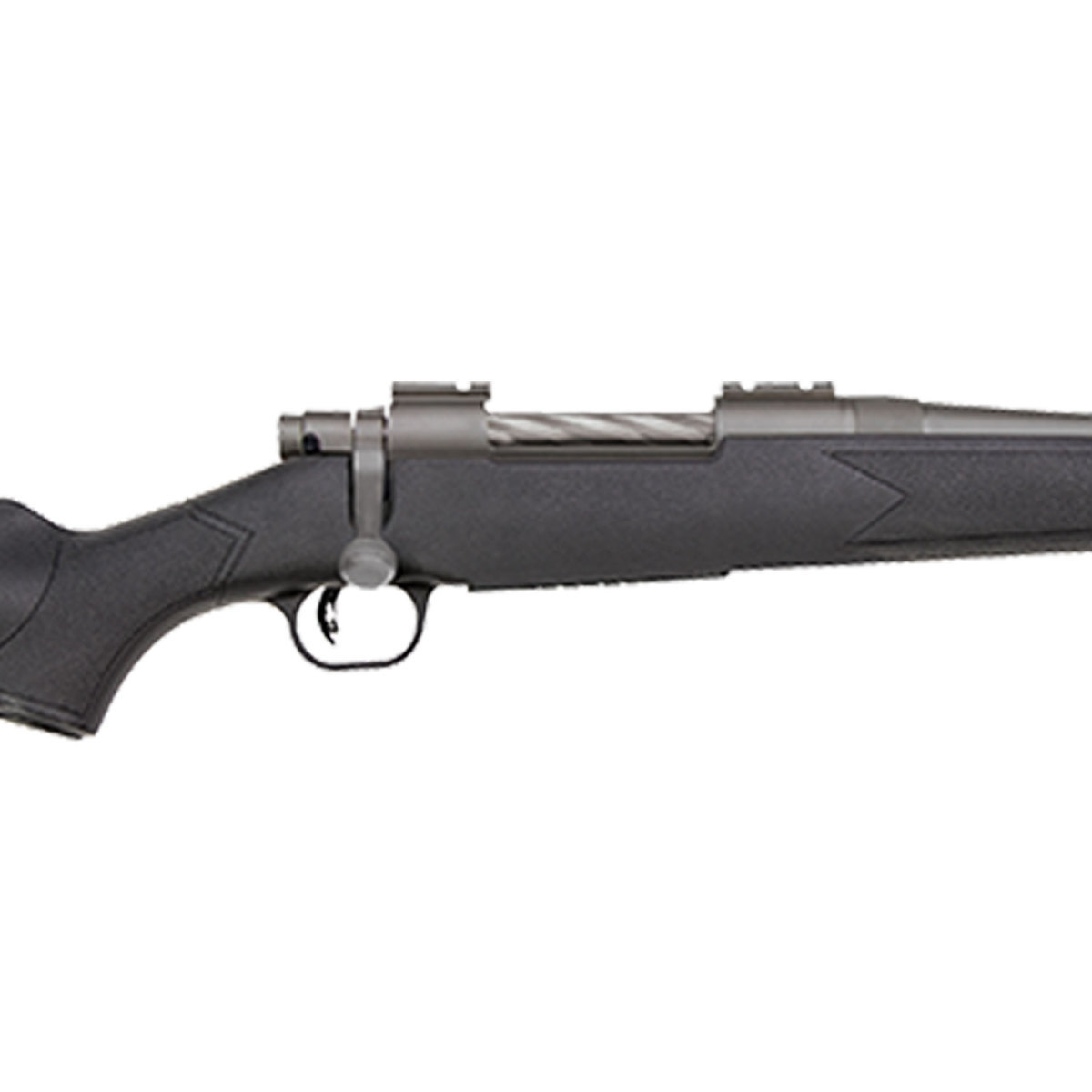 Mossberg Patriot Synthetic Stainless Steel Cerakote Bolt Action Rifle - 7mm Remington Magnum - 24in - Black Mossberg Patriot Synthetic Stainless Steel Cerakote Bolt Action Rifle - 7mm Remington Magnum - 24in - Black
