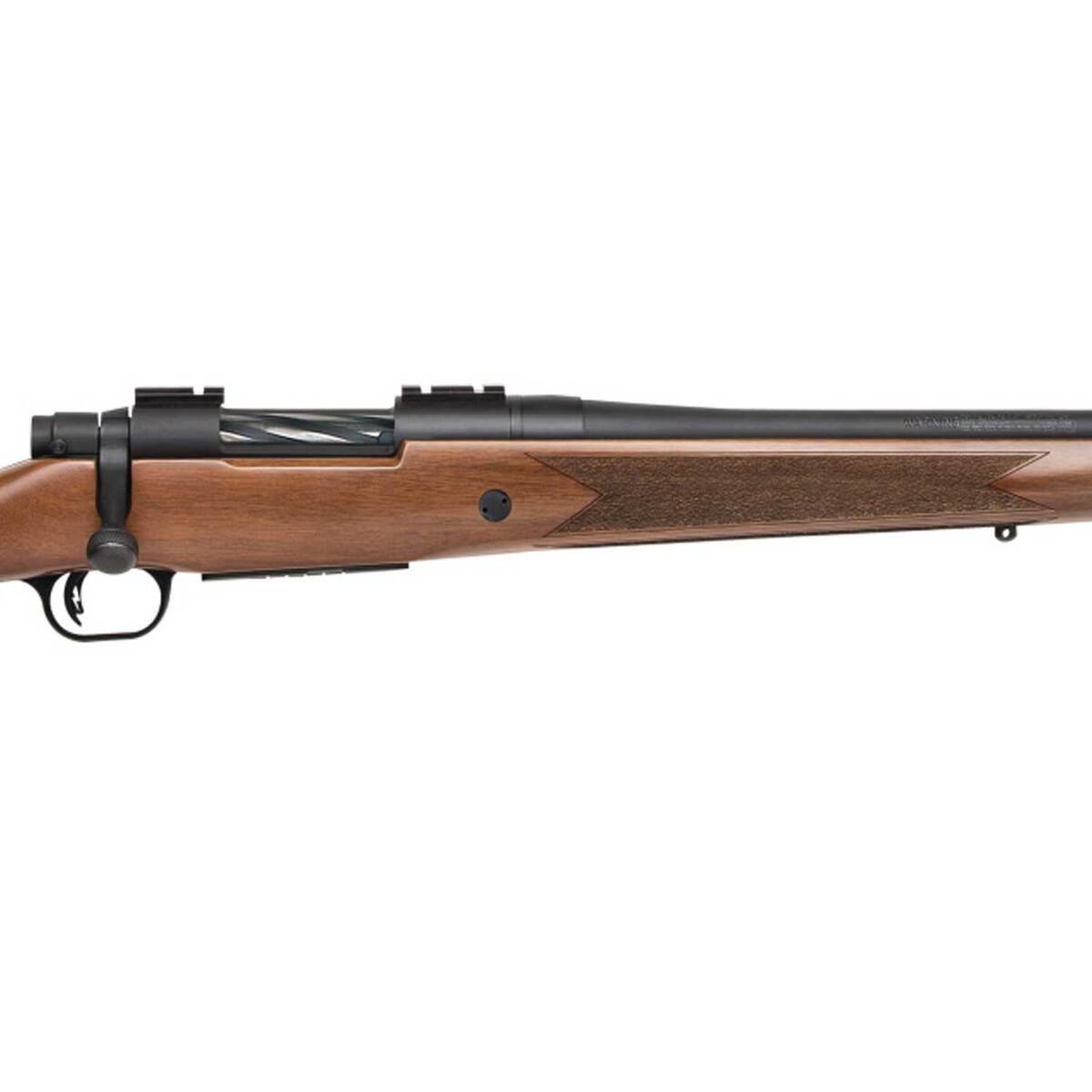 Mossberg Patriot 350 Legend Walnut Matte Blued Bolt Action Rifle - 22in - Brown Mossberg Patriot 350 Legend Walnut Matte Blued Bolt Action Rifle - 22in - Brown