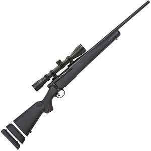 Mossberg Patriot Compact Super Bantam Scoped Combo Matte Blued Bolt Action Rifle - 243 Winchester - 20in