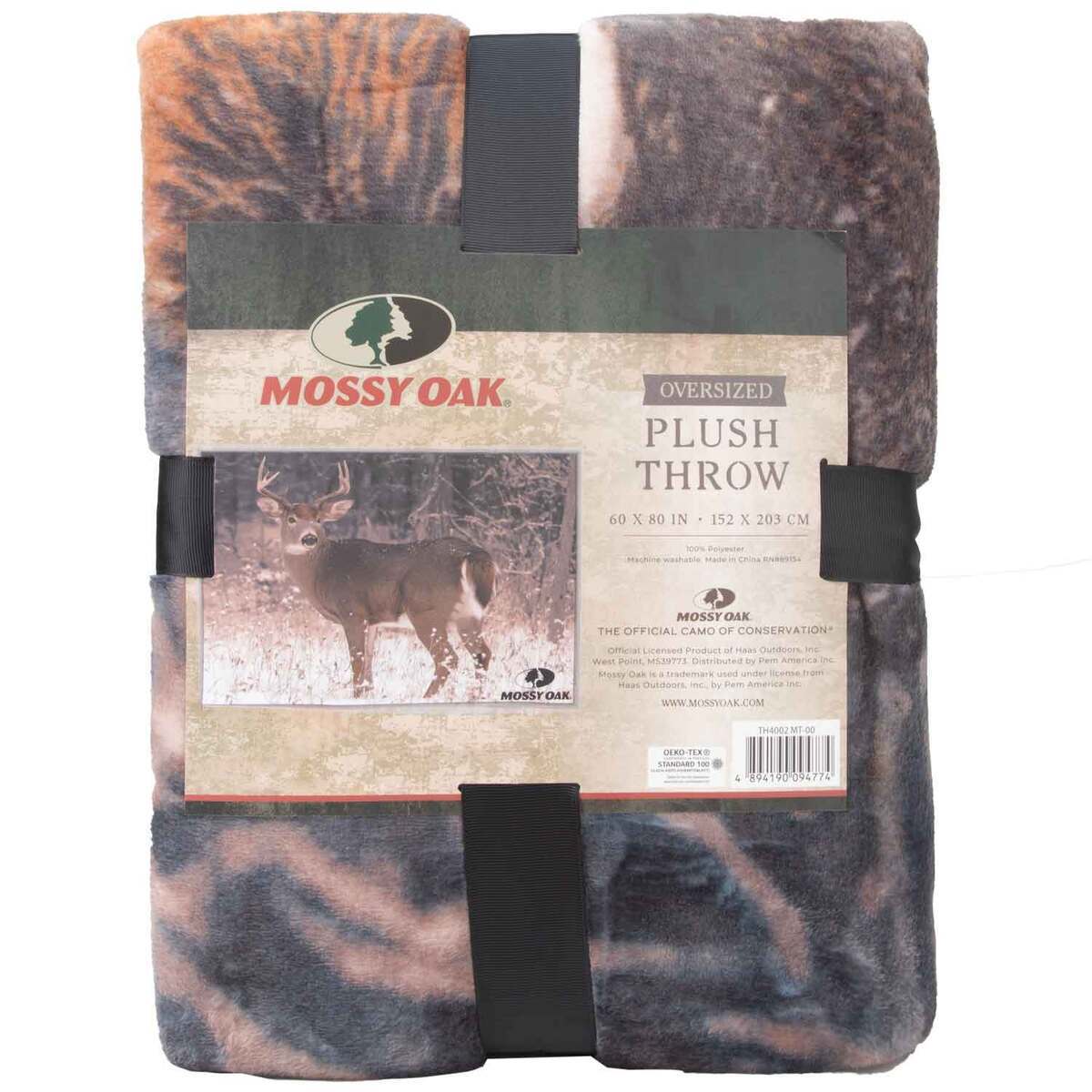 Mossy Oak 60in x 80in Throw Blanket Mossy Oak 60in x 80in Throw Blanket