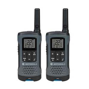Motorola Talkabout T200 2 Pack Rechargeable Two-Way Radios - Gray
