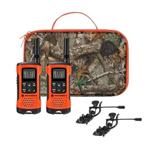 Motorola Talkabout T265 Two-Way Radios Sportsman Edition - 2 Pack - Orange