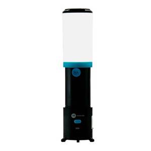 Motorola Water Resistant Outdoor 180-Lumen Rechargeable LED Flashlight   LUMO Lantern Combo with Bluetooth Speaker