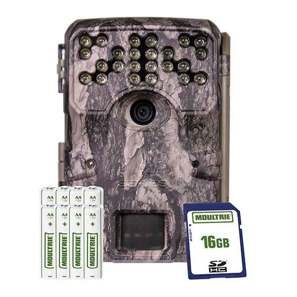 Moultrie A-900i 30MP Trail Camera Bundle - Moultrie Pine Bark Camo ...