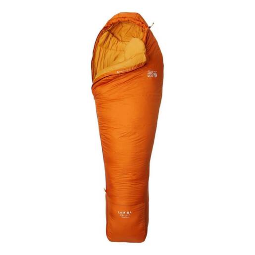 Mountain Hardwear Lamina 0 Degree Mummy Sleeping Bag - Instructor Orange - Instructor Orange 9.5in x 18in - Mountain Hardwear