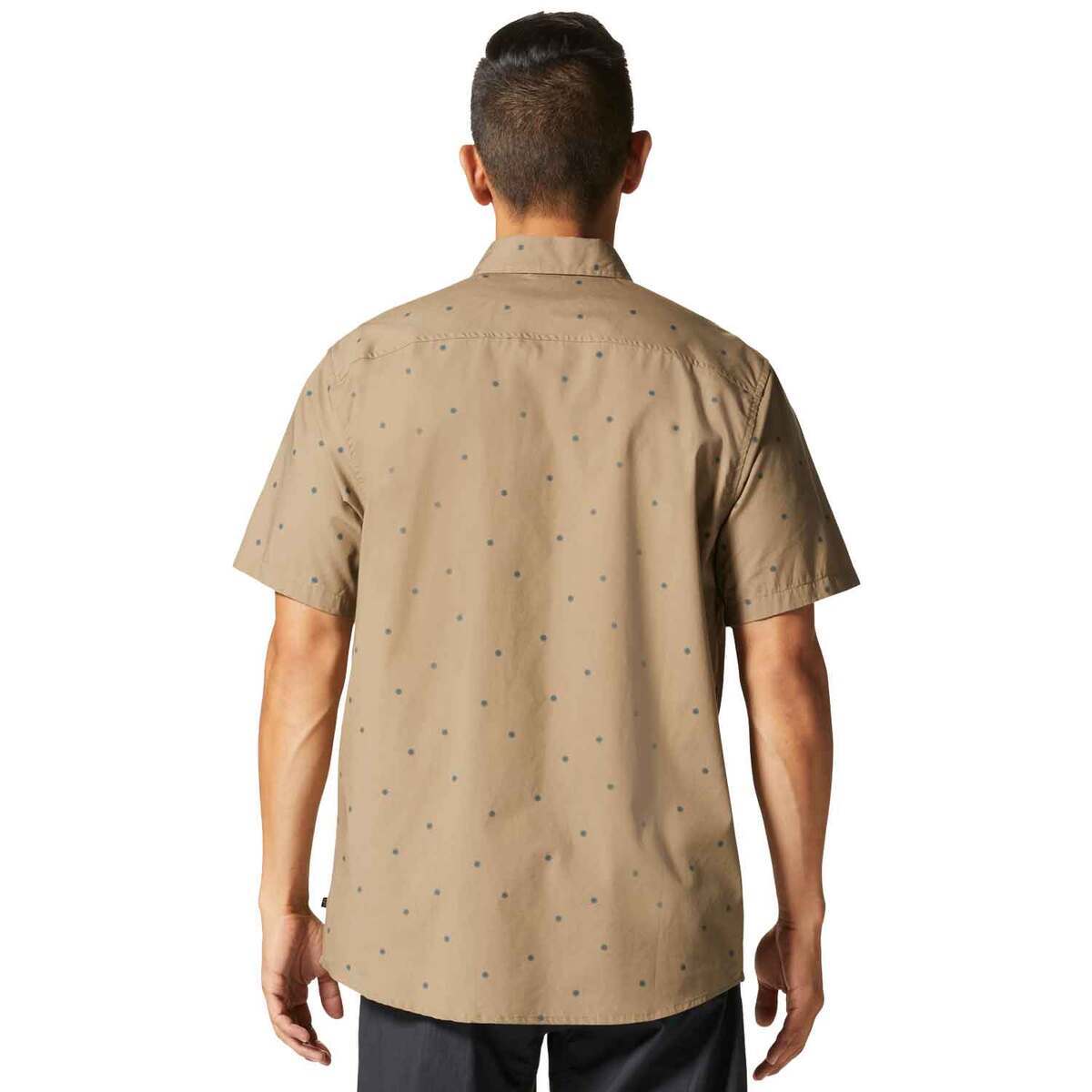 Mountain Hardwear Men's Big Cottonwood Short Sleeve Casual Shirt - Trail Dust Micro Sun Dot Print - M - Trail Dust Micro Sun Dot Print M Mountain Hardwear Men's Big Cottonwood Short Sleeve Casual Shirt - Trail Dust Micro Sun Dot Print - M - Trail Dust Micro Sun Dot Print M