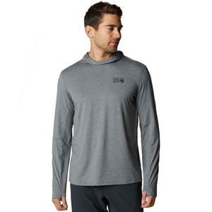 Mountain Hardwear Men's Crater Lake Hiking Shirt - Light Storm Heather - XXL