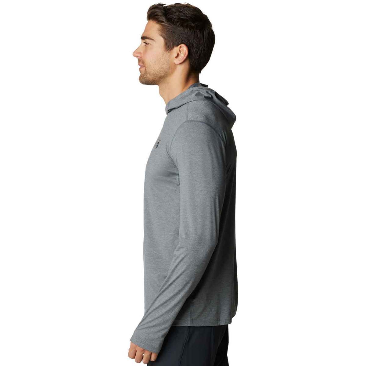 Mountain Hardwear Men's Crater Lake Hiking Shirt - Light Storm Heather - M - Light Storm Heather M Mountain Hardwear Men's Crater Lake Hiking Shirt - Light Storm Heather - M - Light Storm Heather M
