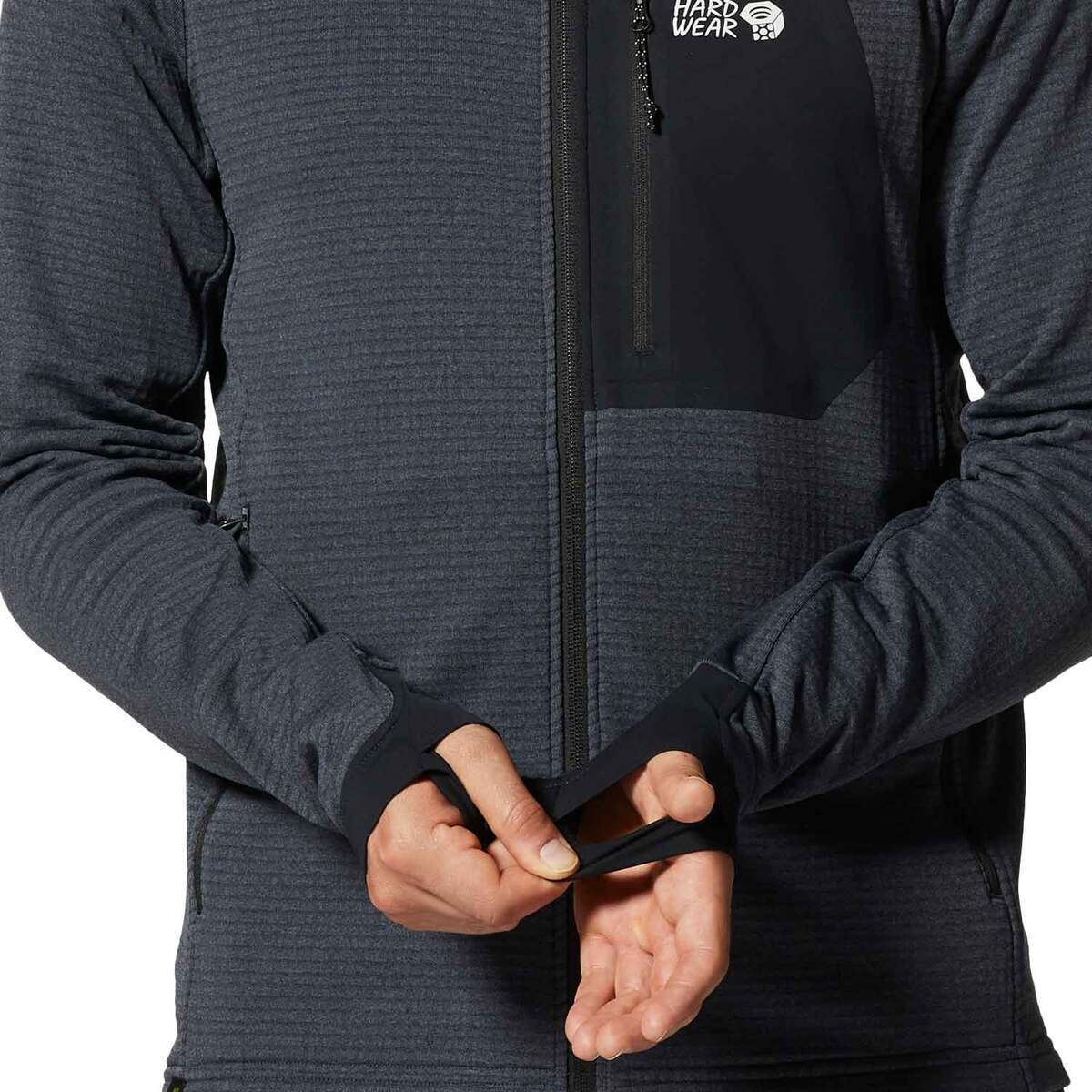 Mountain Hardwear Men's Polartec Power Grid Fleece Jacket Mountain Hardwear Men's Polartec Power Grid Fleece Jacket