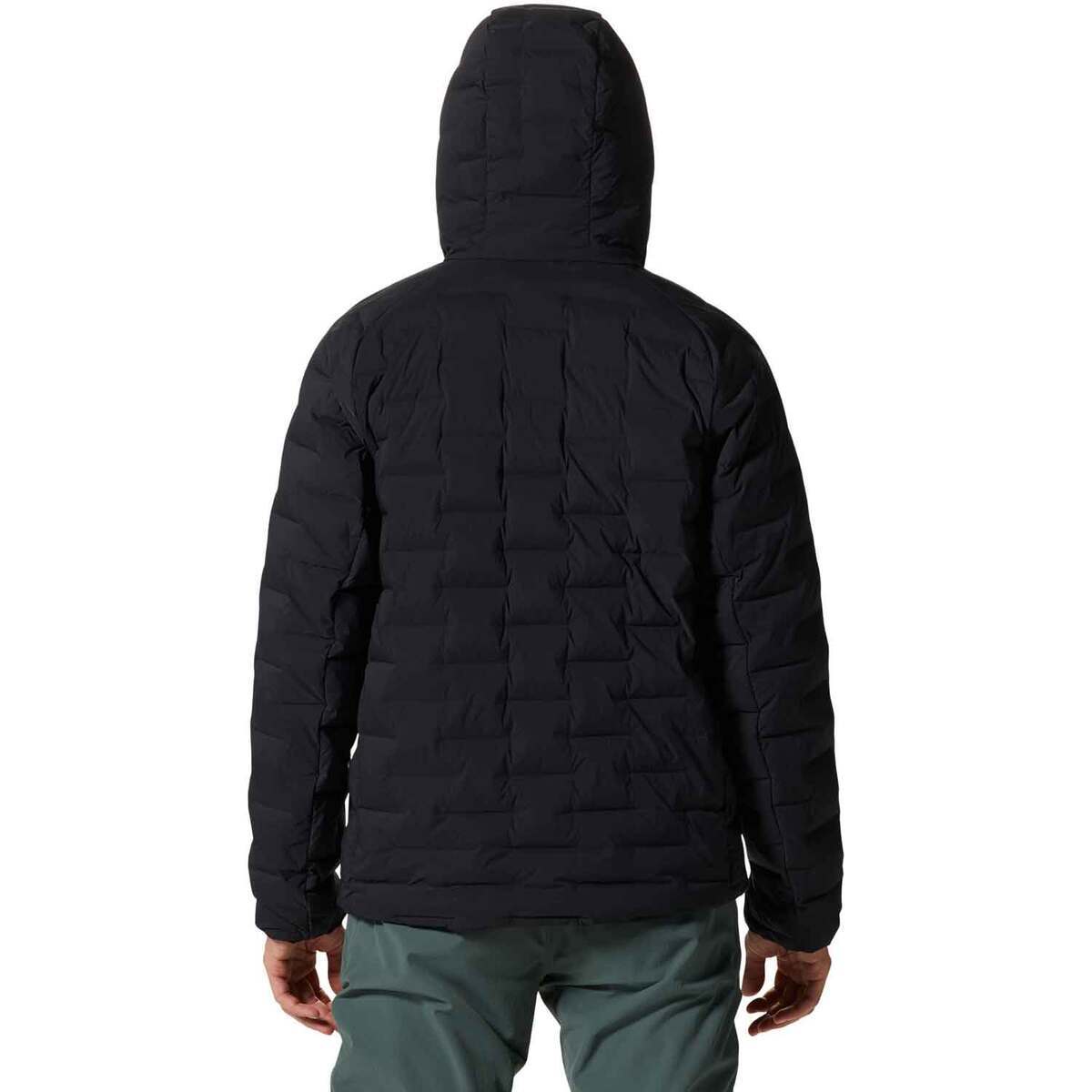 Mountain Hardwear Men's Stretchdown Hooded Insulated Jacket - Black ...