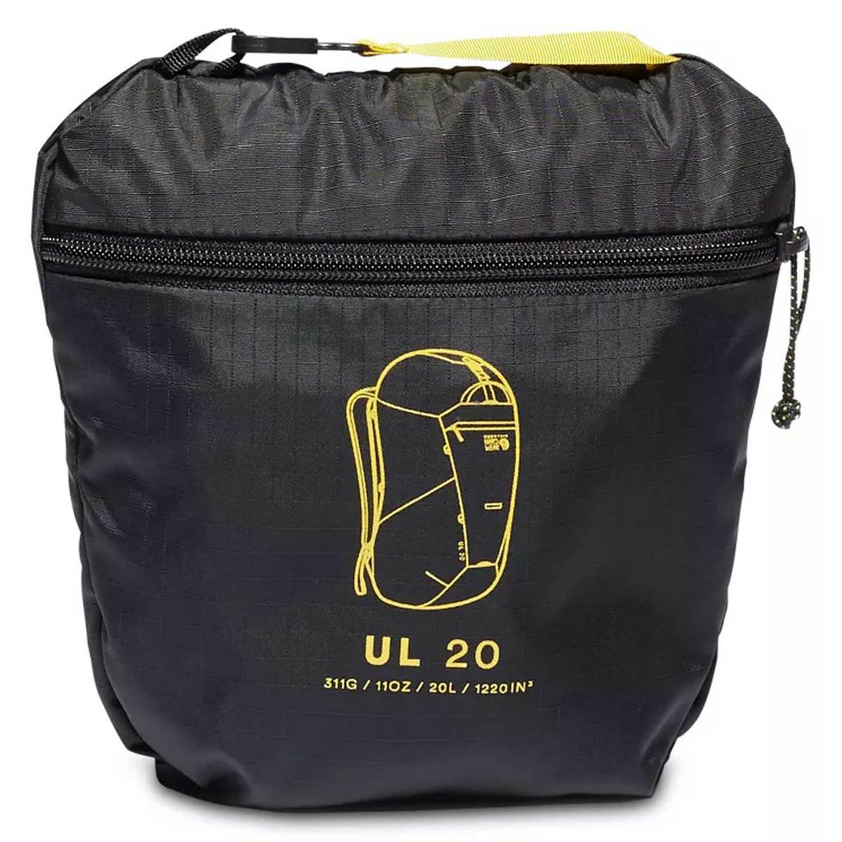 Mountain Hardwear UL 20 Liter Day Pack - Black - Black Regular Mountain Hardwear UL 20 Liter Day Pack - Black - Black Regular
