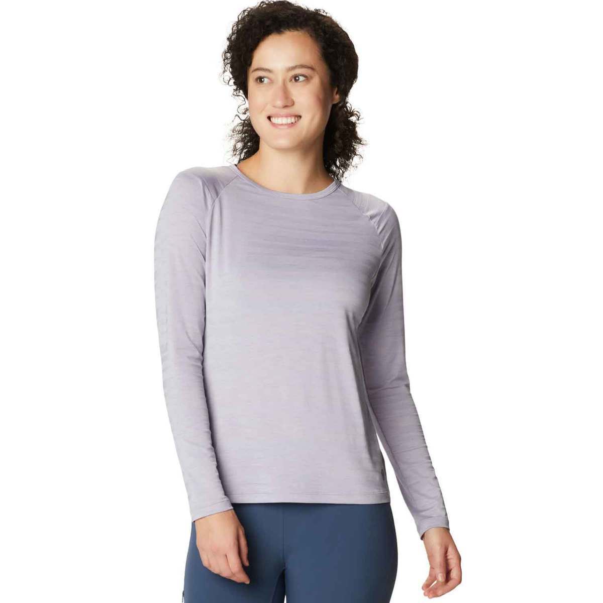Mountain Hardwear Womens Mighty Stripe Long Sleeve T Mountain Hardwear Womens Mighty Stripe Long Sleeve T