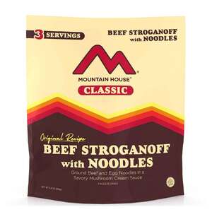 Mountain House Classic Beef Stroganoff with Noodles - 3 Servings