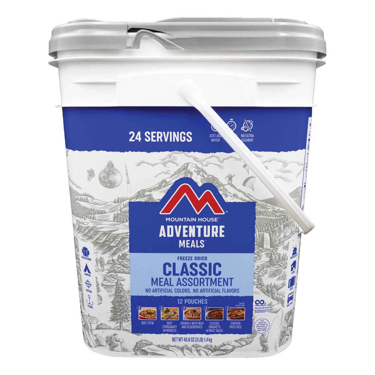 Mountain House Just in Case Classic Assortment Bucket Mountain House Just in Case Classic Assortment Bucket