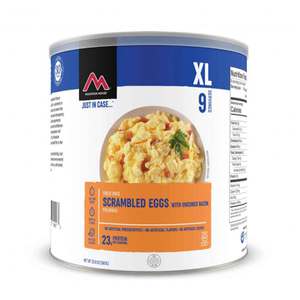 Mountain House Scrambled Eggs with Bacon - 9 Servings