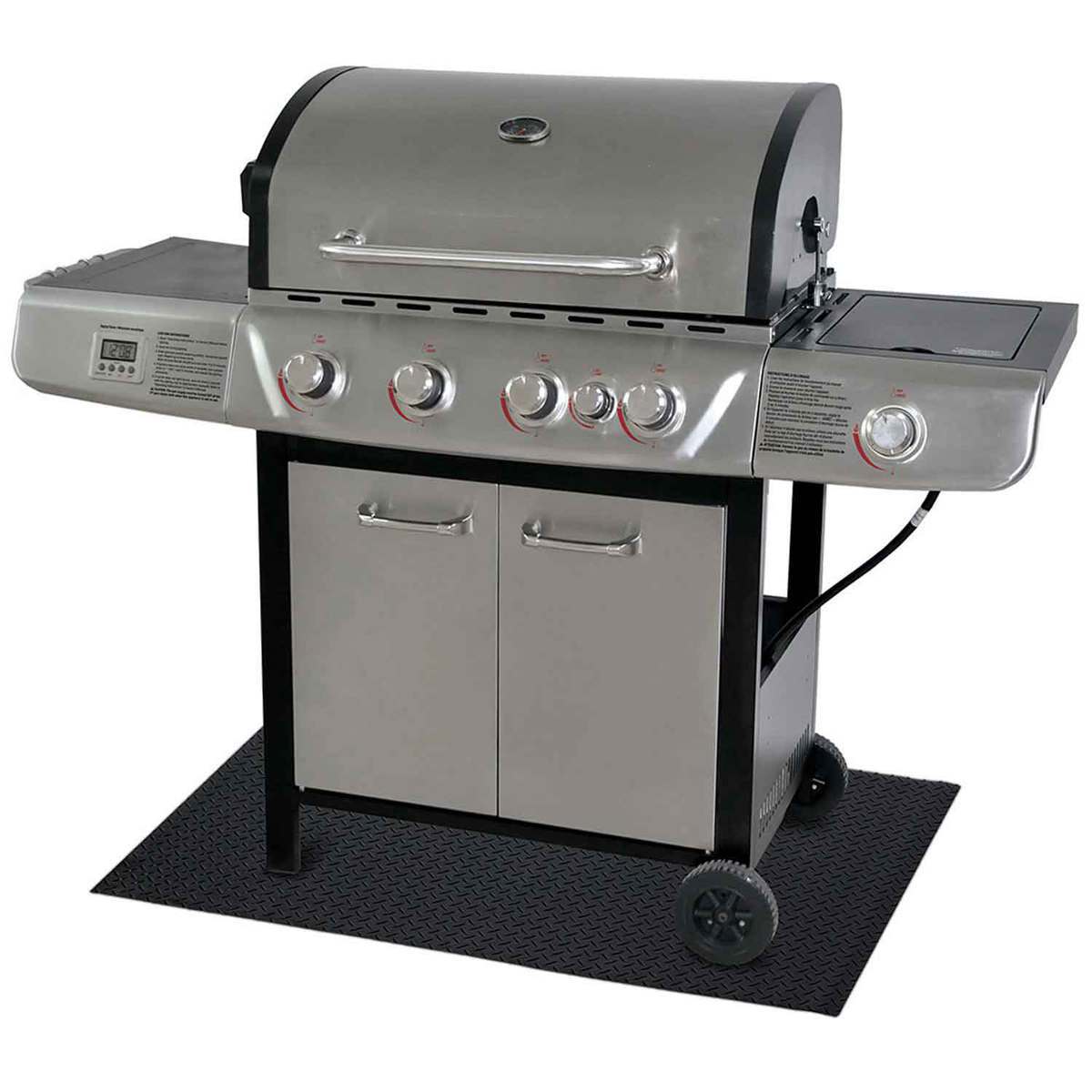 Mr. Bar-B-Q Armor All Heavy duty Large Grill Mat - Black Mr. Bar-B-Q Armor All Heavy duty Large Grill Mat - Black