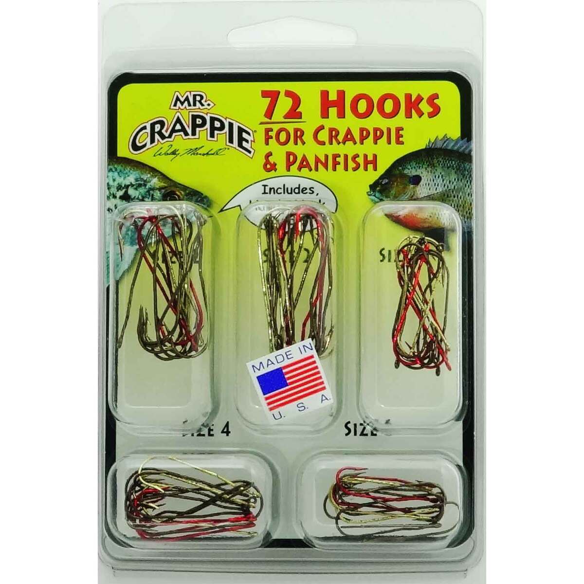 Mr. Crappie 72pc Hook Set - Assorted Mr. Crappie 72pc Hook Set - Assorted