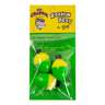Mr. Crappie by Betts Rattlin' Pear Bobber - Yellow/Green 1in - Yellow/Green