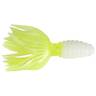 Strike King Mr. Crappie Thunder Panfish Bait - Pearl/Chartreuse Tail, 1-3/4in, 15 Pack - Pearl/Chartreuse Tail