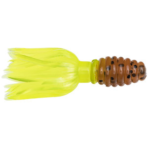 Strike King Mr. Crappie Thunder Panfish Bait - Pumpkinseed/Chartreuse Tail, 1-3/4in, 15 Pack