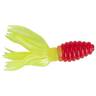 Strike King Mr. Crappie Thunder Panfish Bait - Red/Chartreuse/Silver Glitter Tail, 1-3/4in, 15 Pack - Red/Chartreuse/Silver Glitter Tail