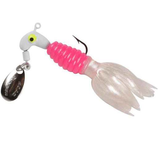Team Crappie Crappie Tamer Underspin Jig – Chartreuse/Black/Chartreuse Sparkle