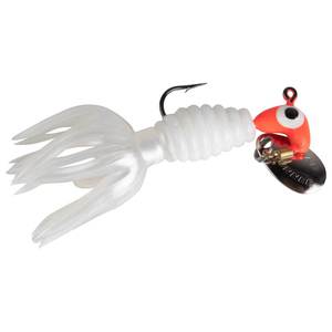 Team Crappie Crappie Tamer Underspin Jig- Fl Red/White/Pearl, 1/16oz