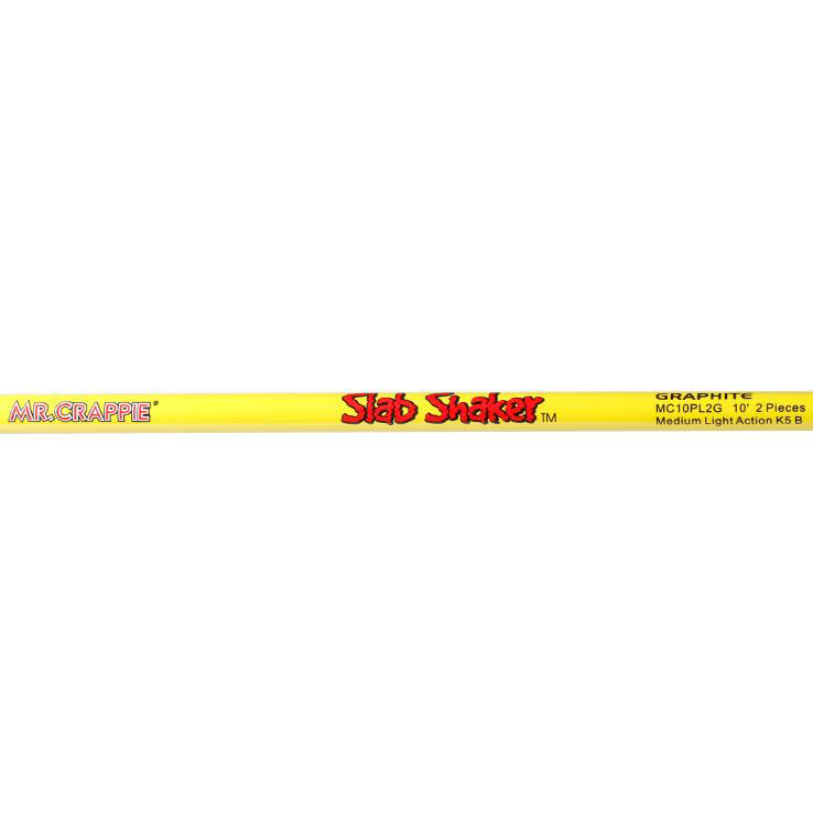 Mr. Crappie Slab Shaker Graphite Fishing Rod - 10ft, Light Power, 2pc Mr. Crappie Slab Shaker Graphite Fishing Rod - 10ft, Light Power, 2pc