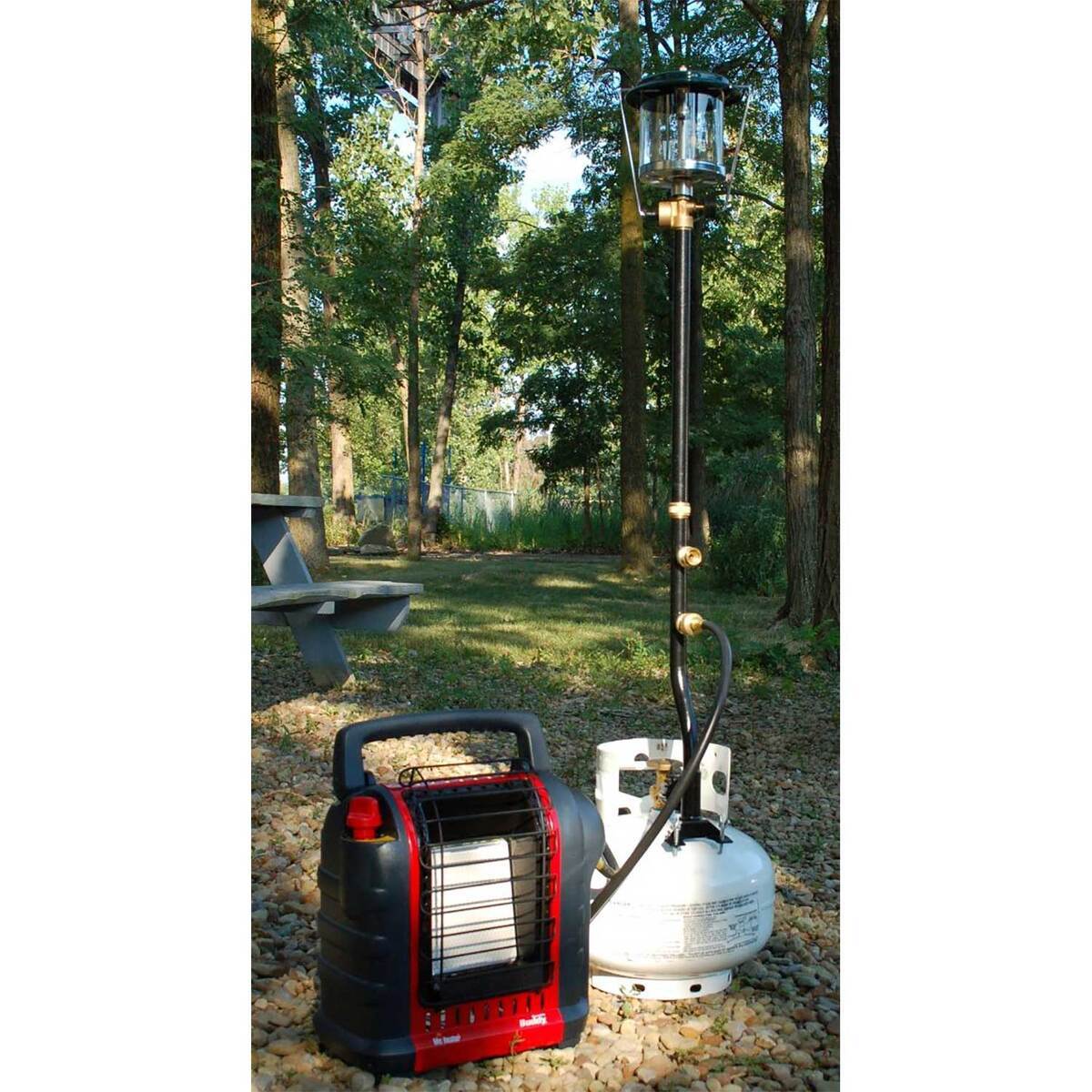 Mr Heater Propane Distribution Post/Tree 30in/15in - Black Mr Heater Propane Distribution Post/Tree 30in/15in - Black