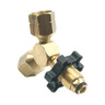Mr. Heater Y Female Adapter - Gold