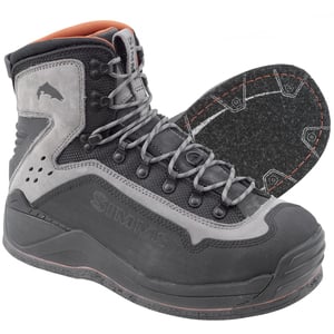 Simms Men's G3 Guide Felt Sole Fishing Wading Boots - Steel Gray - Size 13