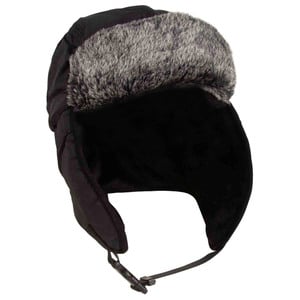 Heat Holders Thermal Aviator Fitted Hat - Black - S/M