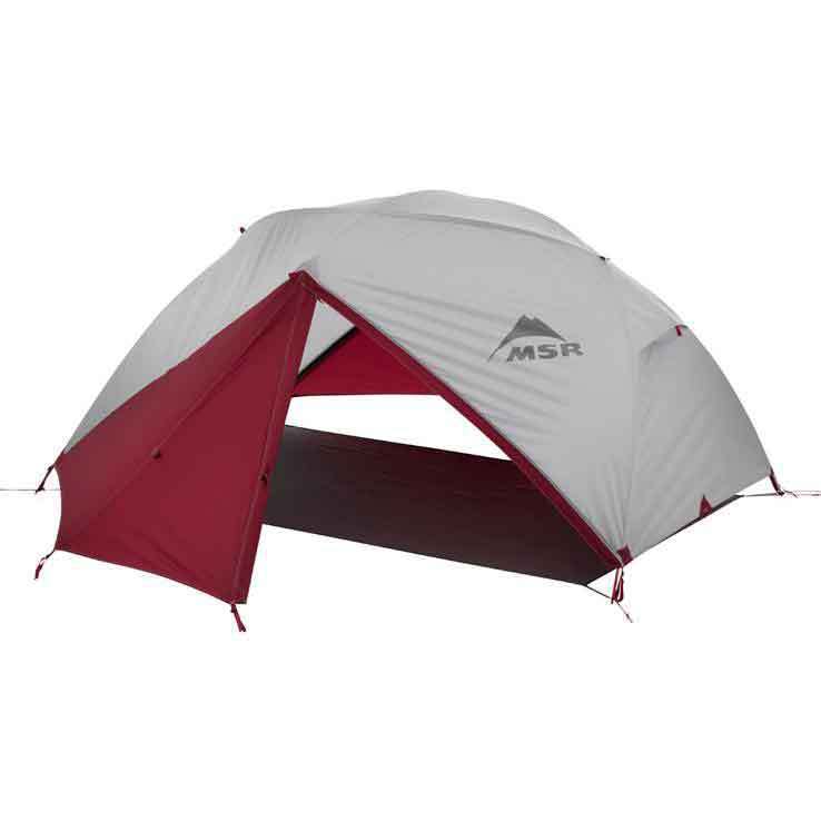MSR Elixir 2 Person Backpacking Tent with Footprint - Red/White MSR Elixir 2 Person Backpacking Tent with Footprint - Red/White