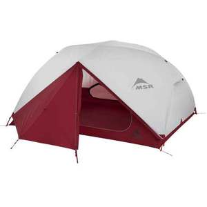 MSR Elixir 3 3-Person Backpacking Tent - Gray/Red