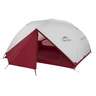 MSR Elixir 3 3-Person Backpacking Tent - Gray/Red - Gray/Red