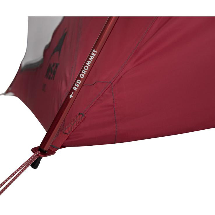 MSR Elixir 2 Person Backpacking Tent with Footprint - Red/White MSR Elixir 2 Person Backpacking Tent with Footprint - Red/White